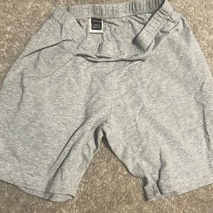Grey Biker Shorts